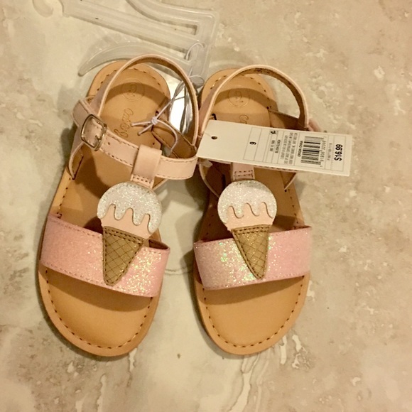 Cat & Jack Other - NEW Cat&Jack ice cream girls sandals 9; 12